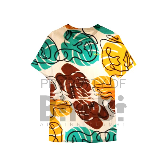 Kaos Printing Al-Birr Klambi - Cream